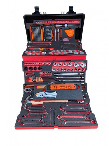 [RBT601] RBT601 – GENERAL TOOL SET – METRIC AND IMPERIAL (SAE / STANDARD) KIT – INCLUDES 218 TOOLS